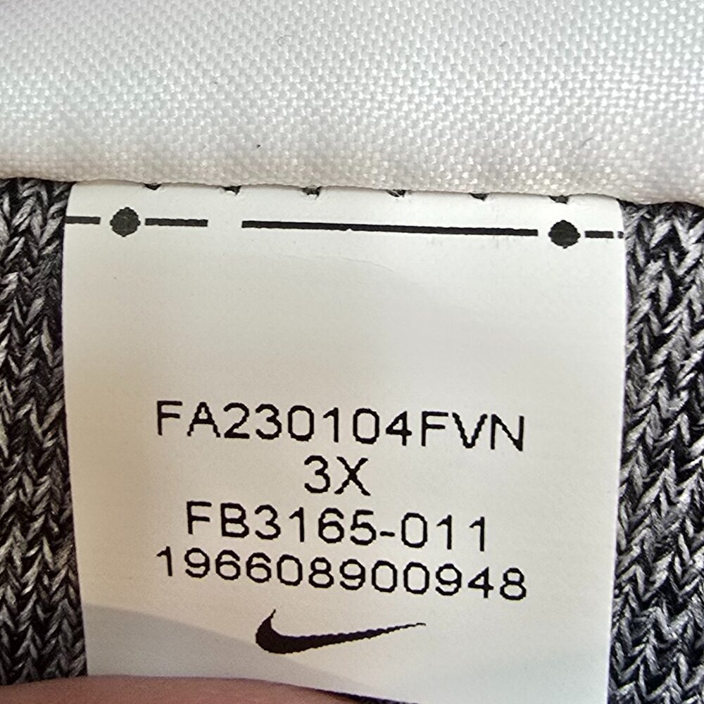 Nike Women's Attack DRI-FIT Mid-Rise Shorts 5 in - Grey / White - NWT - Picture 5 of 8